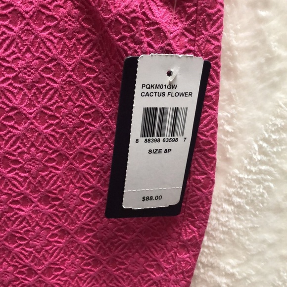 NYDJ Cactus Flower Skimmer Crop Pants, size 8P NWT - Picture 4 of 11